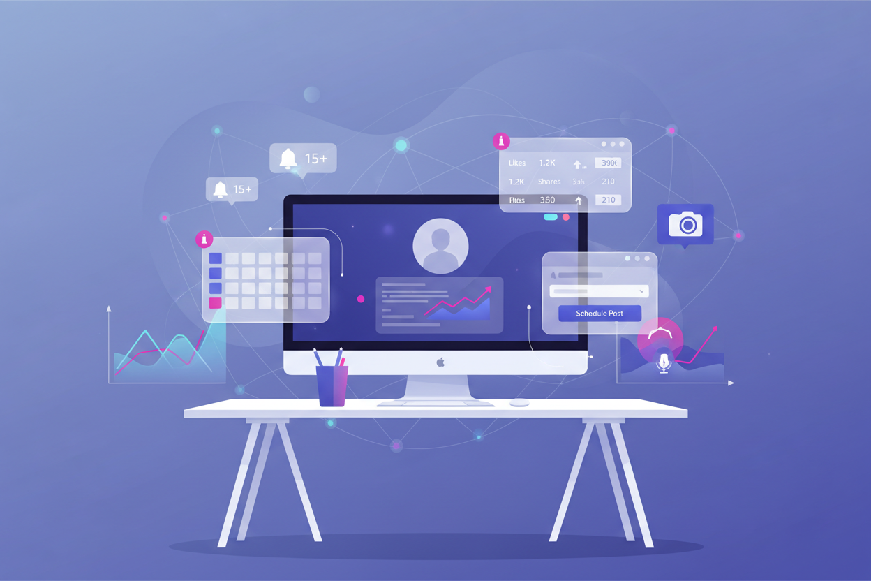 Social Media Management, No logos